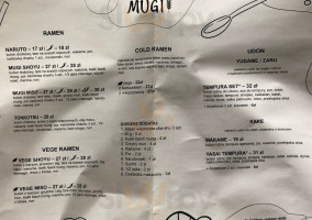 Atelier Japonskich Smakow Mugi menu