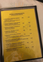 Hotelu Przystań menu