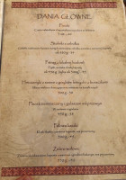 Karczma Jadlo Karpackie menu