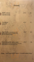 Alpejska Chata menu