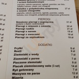 Karczma Młyn Menu