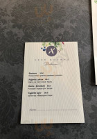 Apetite Cafe menu