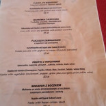 Zajazd Zornica Menu