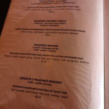 Zajazd Zornica Menu