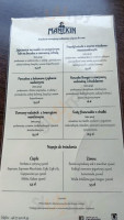 Manekin menu