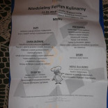 Kozi Gród Menu