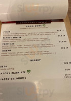 Coco Bowl Toruń menu