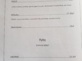 Piwniczka Radoslaw Gmurczyk menu