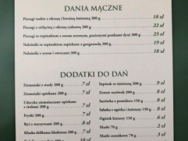 Willa Filiks Restauracja I Pokoje menu