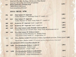 Goralska Koliba menu