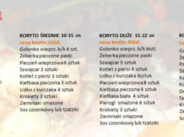 Ramzes Catering Pizzeria menu