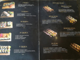 Hanto Sushi menu