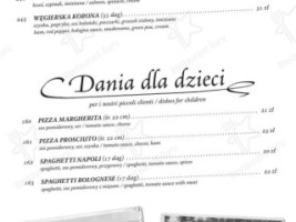 Węgierska Korona menu