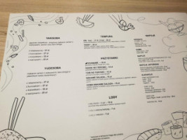 Atelier Japońskich Smaków Mugi menu