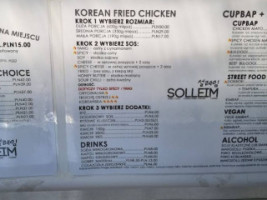 Solleim 설레임 menu