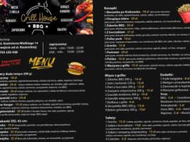 Grill House Barbecue menu