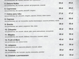 ‘’gościniec’’ menu