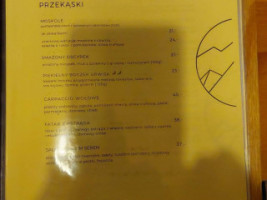 Urwis House Bukowina Tatrzańska menu