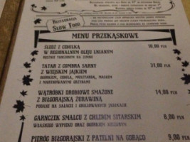 I Sitarska W Biłgoraju menu