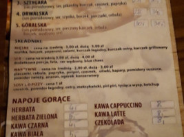 Karczma Drewienko menu