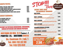 Snak-cafe Perfetto menu