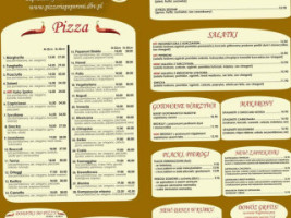 Pizzeria Peperoni menu