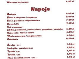 Zajazd Łakina menu