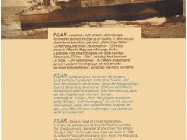 El Papa Pilar menu