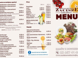 Zacisze menu