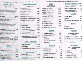 Pizzeria Ambasada Dorsza menu