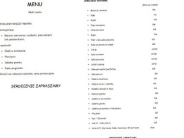 Zloty Kot menu