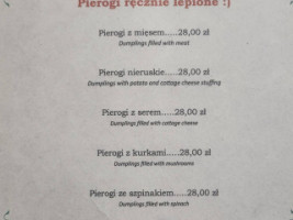 Karczma Pod Jaworem menu