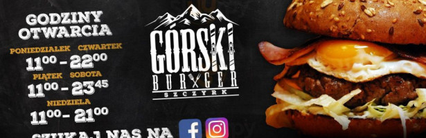 Górski Burger food