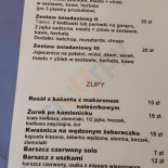 Karczma Młyn Menu
