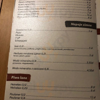 U Zosi menu