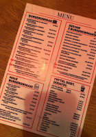 Burgerownia menu