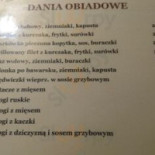 Karczma Przy Pałacu Menu