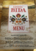 Karczma Bida menu