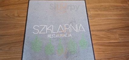 Szklarnia menu