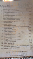 Stara Chata menu