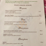 Villa Toscania menu