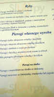 Karczma Sidło menu