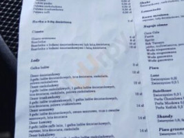 Polanka Kawiarnia Bistro menu