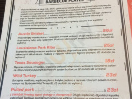 Barbecue U Milego menu