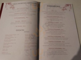 La Vende Rosso menu