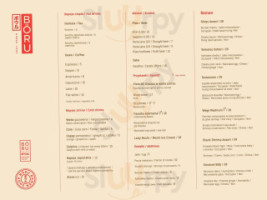 Boru Ramen Shop menu