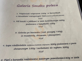 Galeria Smaku menu