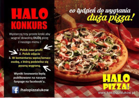 Halo Pizza menu