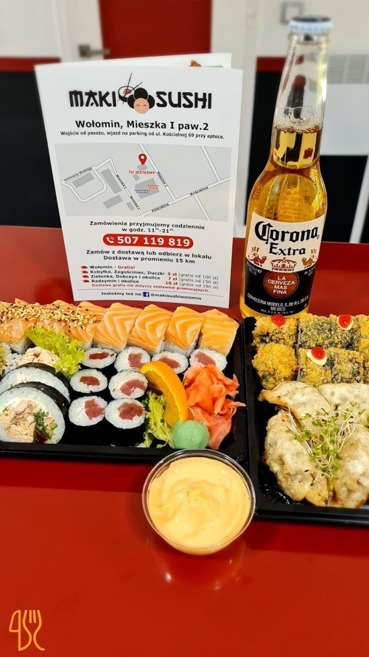 Maki-sushi Menu