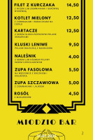 Miodzio menu